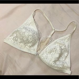 Victoria’s Secret white lace bralette